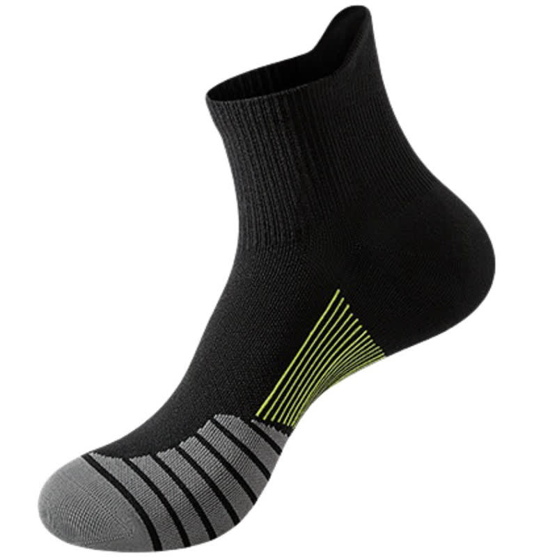 Breathable Quick Dry Compression Sports Socks(5 Pairs) - Black - EU39-44(US6-10) - image 11
