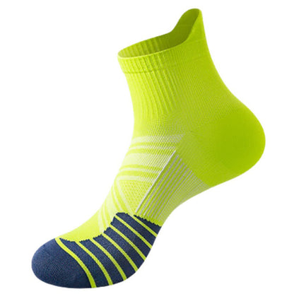 Breathable Quick Dry Compression Sports Socks(5 Pairs) - Green - EU39-44(US6-10) - image 7