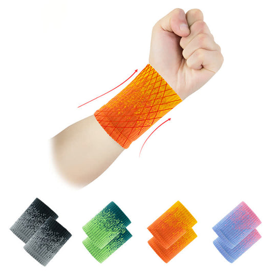 Gradient Color Fitness Wrist Sleeves(2 Pairs) - image 0