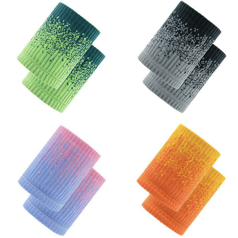 Gradient Color Fitness Wrist Sleeves(2 Pairs) - image 1
