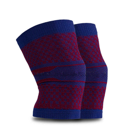 Thin Outdoor Sports Cycling Knee Pads - Blue&Red - L - image 4