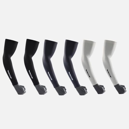 Outdoor Sun Protection Ice Arm Sleeves(3 Pairs) - Multicolor - XL - image 0