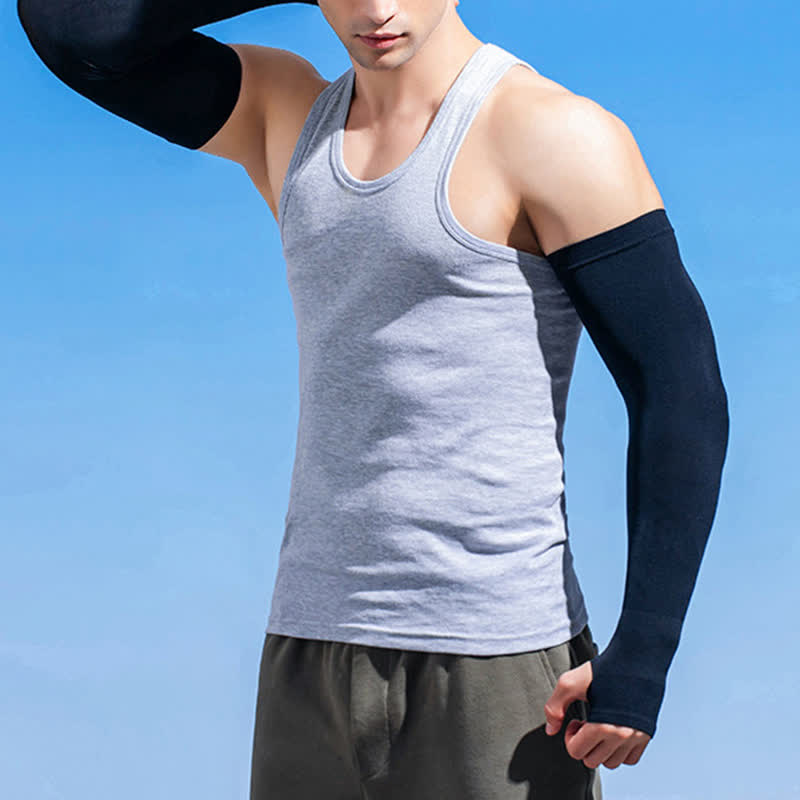 Outdoor Sun Protection Cool Arm Sleeves(4 Pairs) - image 6
