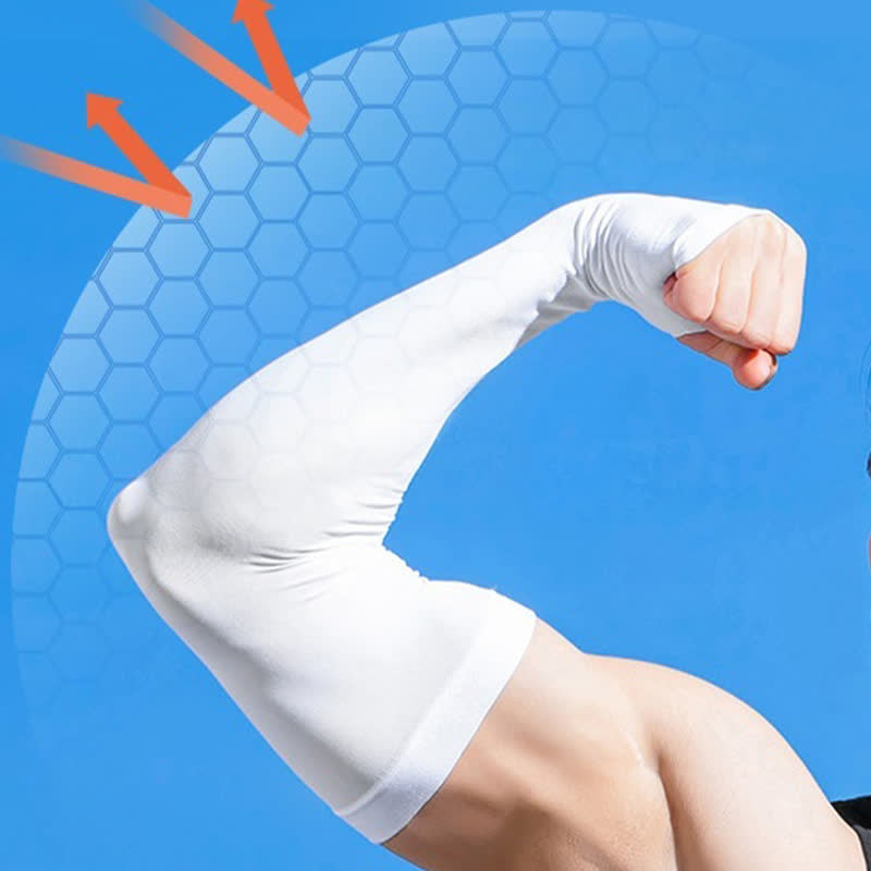Outdoor Sun Protection Cool Arm Sleeves(4 Pairs) - image 4