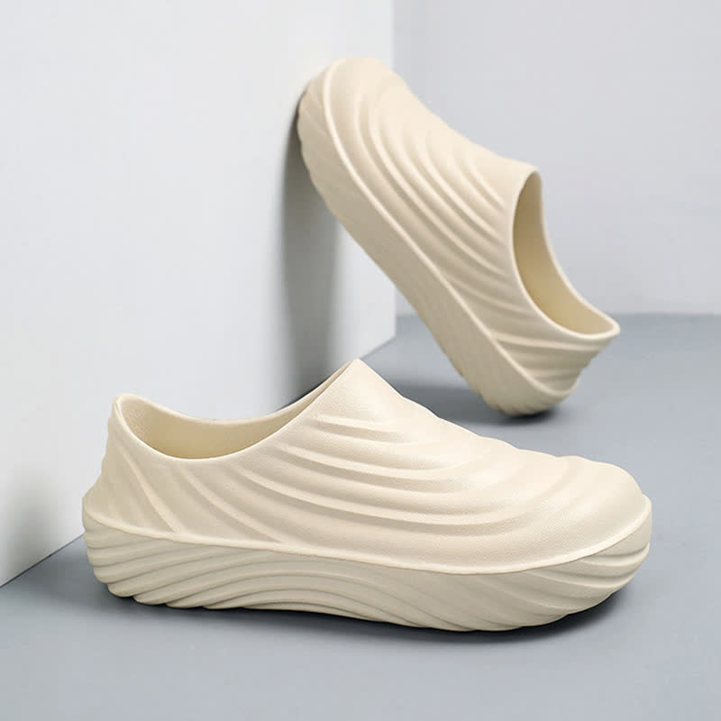 Solid Color Non-slip Waterproof Kitchen Shoes - image 6