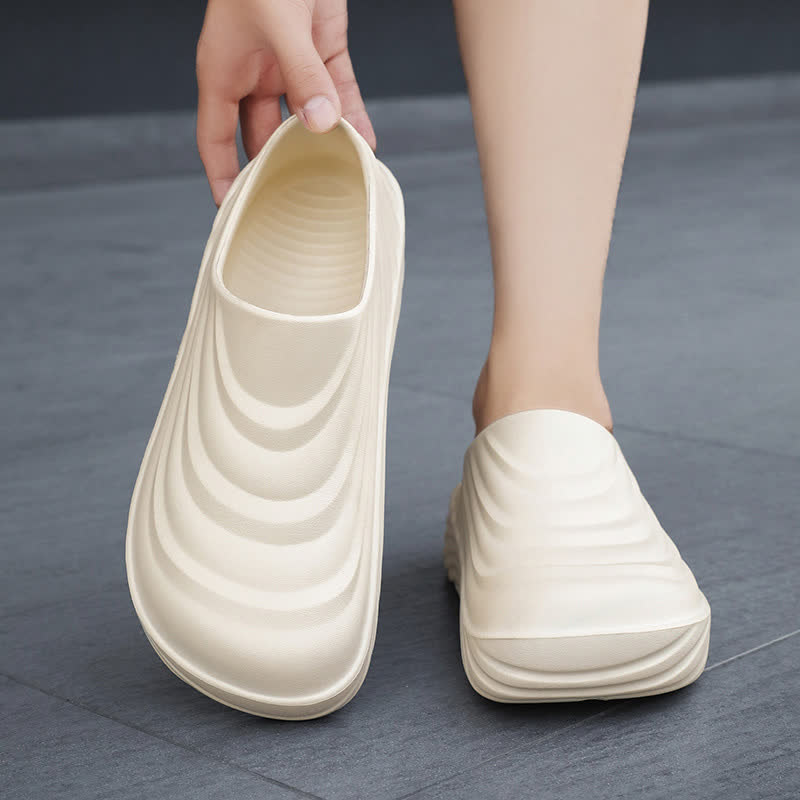 Solid Color Non-slip Waterproof Kitchen Shoes - image 4