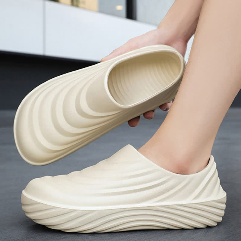 Solid Color Non-slip Waterproof Kitchen Shoes - image 3