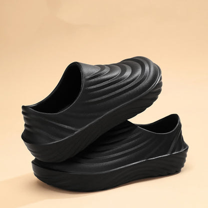 Solid Color Non-slip Waterproof Kitchen Shoes - image 20