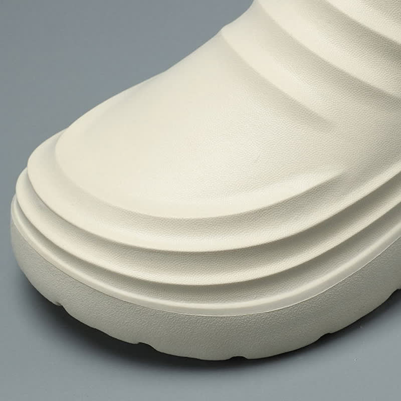 Solid Color Waterproof Non-slip Soft Sole Kitchen Shoes - image 20