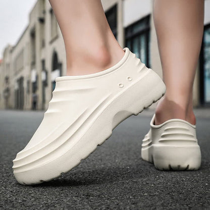 Solid Color Waterproof Non-slip Soft Sole Kitchen Shoes - image 16