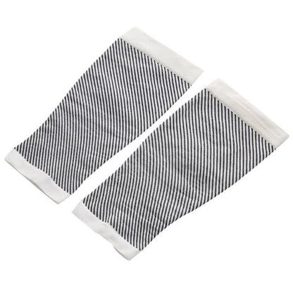 Striped Sports Compression Calf Sleeves(2 Pairs) - image 2