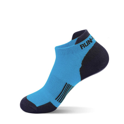 Sweat-wicking Breathable Sports Ankle Compression Socks(5 Pairs) - Blue - EU40-44(US7-10) - image 5
