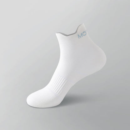 Letter Thin Solid Color Breathable Ankle Compression Socks(6 Pairs) - White - EU38-44(US5-10) - image 13