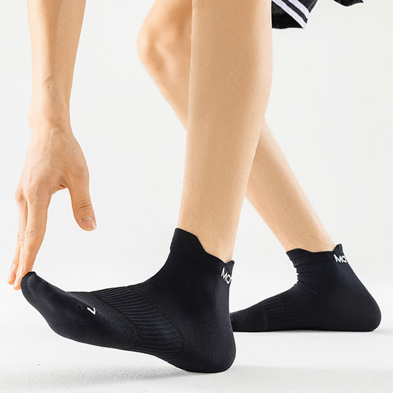Letter Thin Solid Color Breathable Ankle Compression Socks(6 Pairs) - image 10