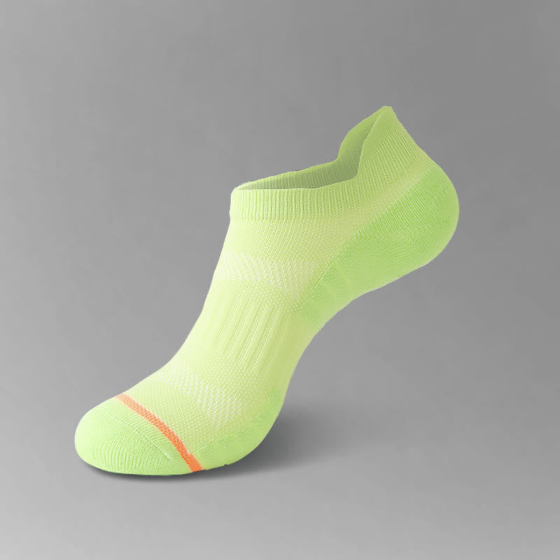 Cotton Sweat-wicking Sports Running Ankle Compression Socks(5 Pairs) - Green - EU35-40(US3-7) - image 8