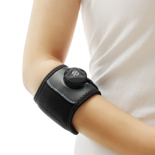 Adjustable Compression Sports Elbow Pad - Black - image 0