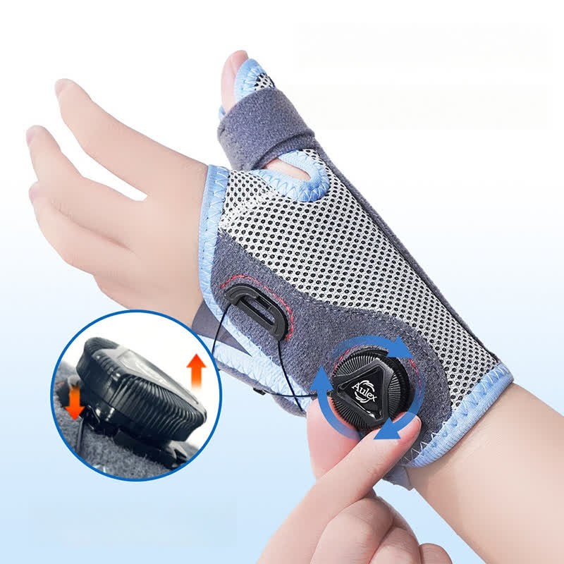 Adjustable Compression Wrist Brace Thumb Brace - Blue - L - image 0
