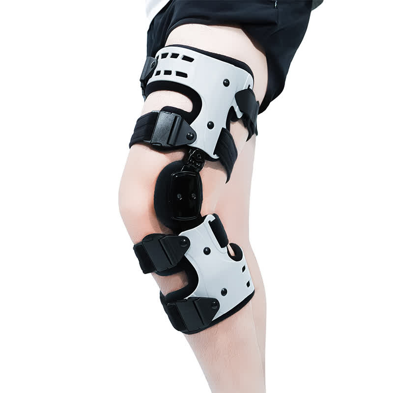 Adjustable Knee Rehabilitation Brace - White - Left - image 5