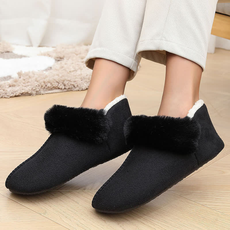 Plus Size Fluffy Non-slip Slippers - image 9