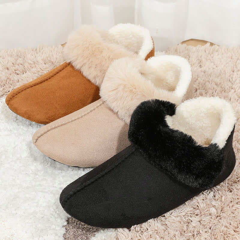 Plus Size Fluffy Non-slip Slippers - image 3