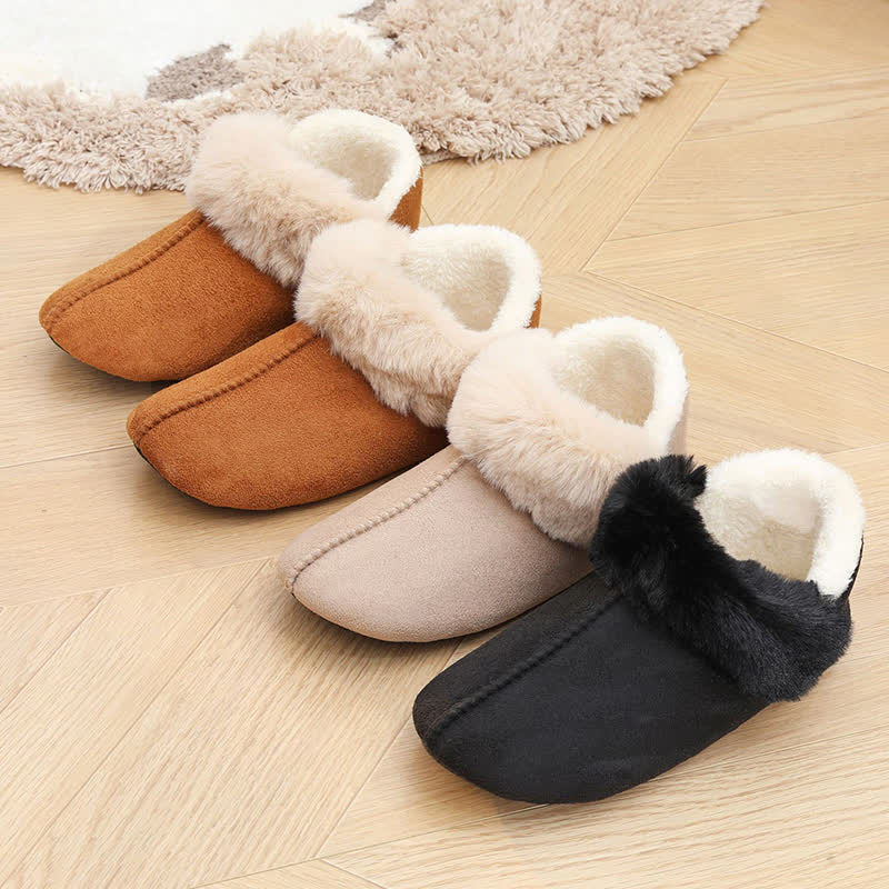 Plus Size Fluffy Non-slip Slippers - image 4
