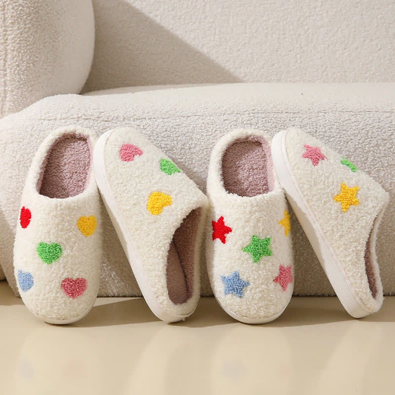 Plus Size Comfy Colorful Pattern Home Slippers - image 3