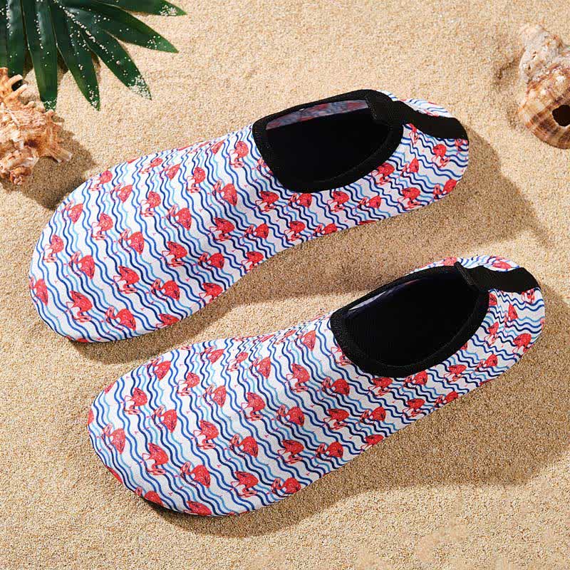 Colorful Pattern Non-slip Breathable Beach Slippers - B - EU44-45(US10-11) - image 8