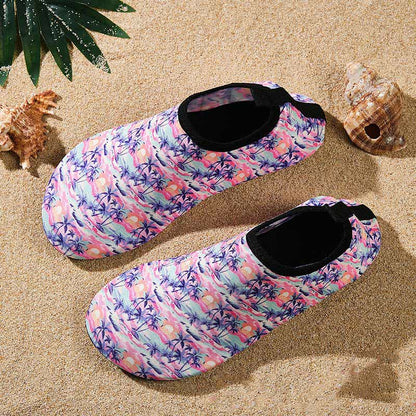 Colorful Pattern Non-slip Breathable Beach Slippers - A - EU44-45(US10-11) - image 1