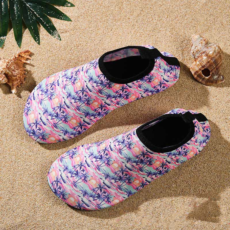 Colorful Pattern Non-slip Breathable Beach Slippers - A - EU44-45(US10-11) - image 1