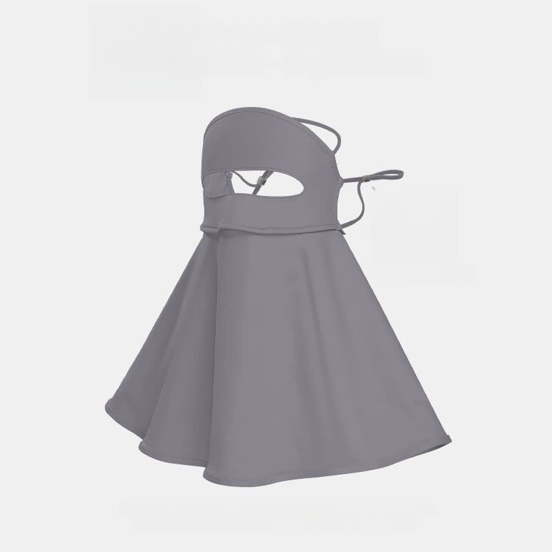Full Face UV Protection Face Mask - Dark Grey - One Size - image 3