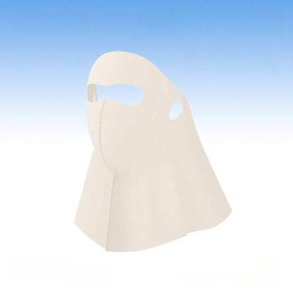 Full Face Neck Cover Sun Protection Mask - Beige - One Size - image 4