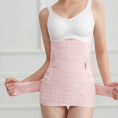 Solid Color Breathable Belly Belt Set - image 8