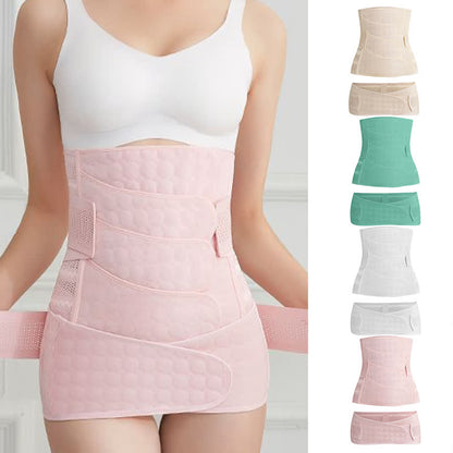 Solid Color Breathable Belly Belt Set - image 0