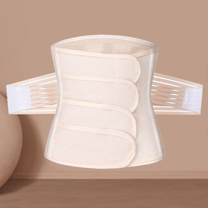 Solid Color Velcro Waist Belt - Nude - XXL - image 2