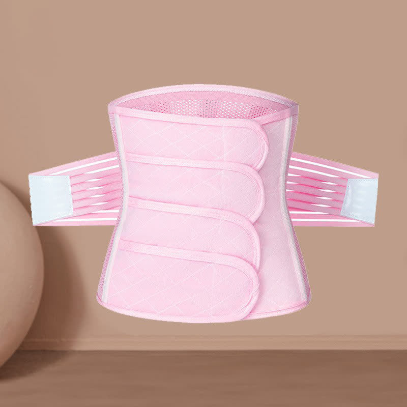Solid Color Velcro Waist Belt - Pink - XXL - image 3