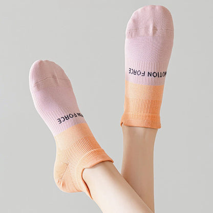 Color Block Letter Print Ankle Compression Socks(8 Pairs) - image 8