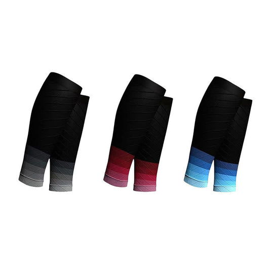 Elastic Gradient Color Compression Calf Sleeves(3 Pairs) - Multicolor - One Size - image 0