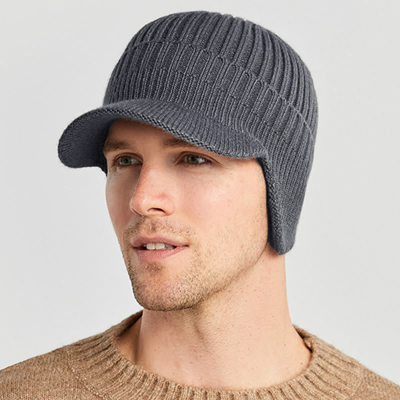 Warm Earflaps Beanie Hat Warmer - image 3