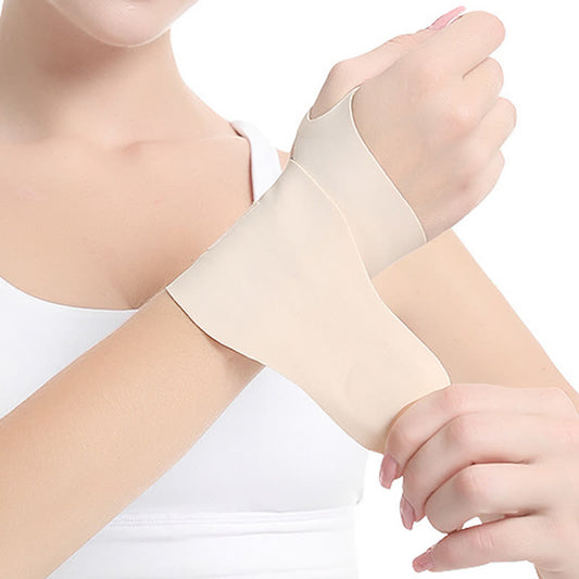 Badminton Tennis Sports Compression Wrist Sleeve - image 0