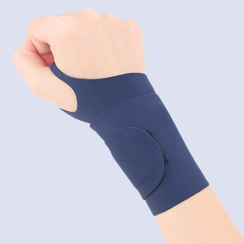 Badminton Tennis Sports Compression Wrist Sleeve - Navy Blue - One Size - image 10