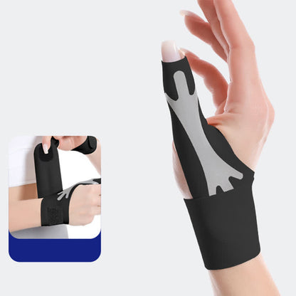 Wrap Compression Wrist Sleeves - Black - One Size - image 8