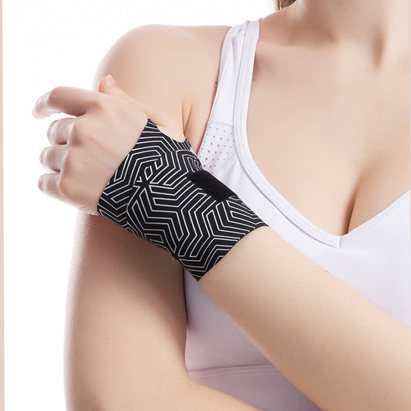 Stripe Print Ultra-Thin Wrist Sleeves - image 10