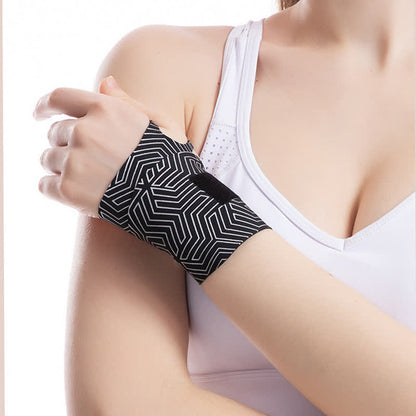 Stripe Print Ultra-Thin Wrist Sleeves - image 10