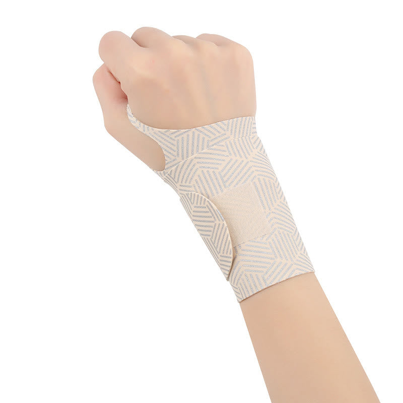 Stripe Print Ultra-Thin Wrist Sleeves - Nude - A - One Size - image 15