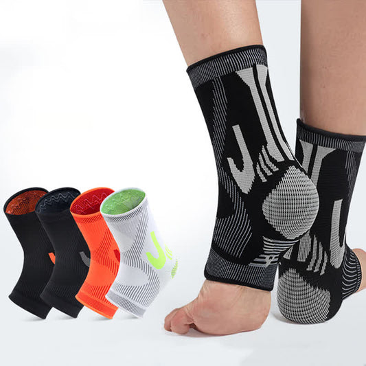 Striped Stretch Sports Knit Ankle Braces - image 0