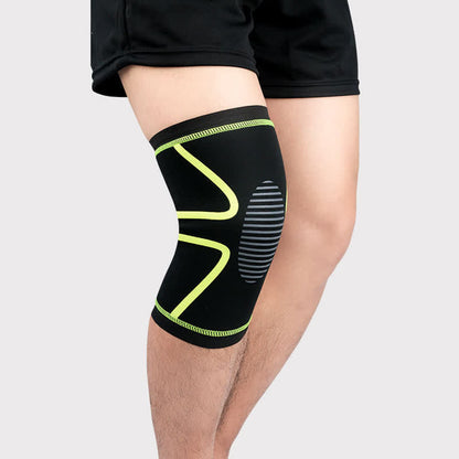 Compression Anti-collision Sports Knee Pads - Green - XL - image 9
