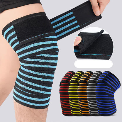 Elastic Wrap Adjustable Sports Knee Pads - image 1