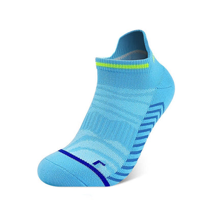Simple Quick-dry Running Ankle Compression Socks(8 Pairs) - Blue - EU40-45(US7-11) - image 2