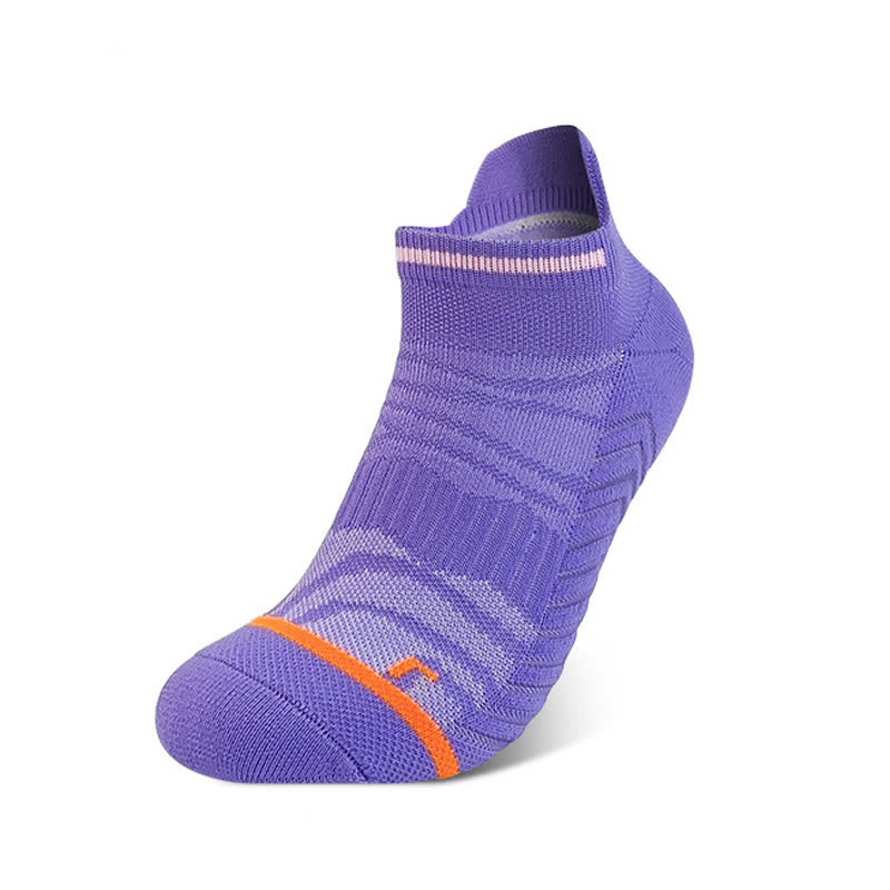 Simple Quick-dry Running Ankle Compression Socks(8 Pairs) - Purple - EU40-45(US7-11) - image 4