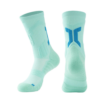Breathable Sports Quarter Compression Socks(5 Pairs) - Green - EU40-45(US7-11) - image 4